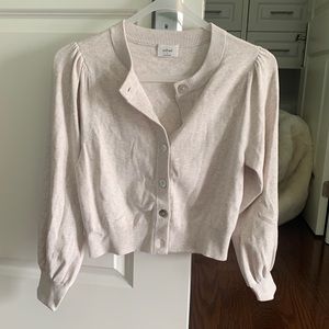 Aritzia cropped cardigan